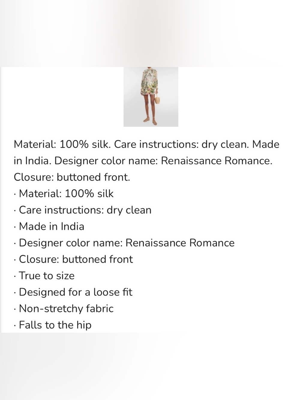 Camilla NWT Renaissance Romance ragland button silk shirt high neck jewels Small - Picture 11 of 16